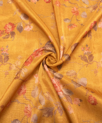Buy Printed Tissue Silk Fabric